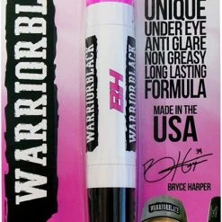 Warriorblack Eye Black Anti-Glare Duet Stick For Baseball Softball Football And Lacrosse - Pink And Black