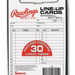 Rawlings System 17 Line-Up Card (30 Each)