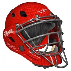 Diamond DCH-Edge Pro Catcher's Helmet Small - Scarlet