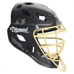 Baseball Diamond DCH-Edge Pro Catcher's Helmet Small - Black Vegas Gold