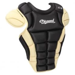 Diamond DCP-iX5-MED 14.5" Baseball Chest Protectors - Black Vegas Gold