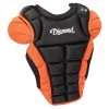 Diamond DCP-iX5-LG 16.5" Baseball Chest Protectors - Black Orange 2 Diamond DCP-iX5-LG 16.5" Baseball Chest Protectors - Black Orange