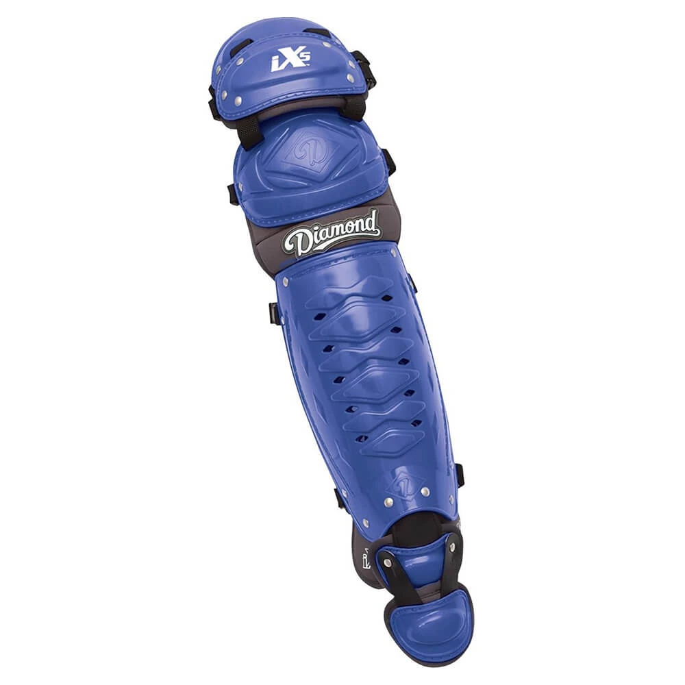 Diamond DCP-iX5 14.5" Baseball Leg Guards - Royal 3 Diamond DCP-iX5 14.5" Baseball Leg Guards - Royal