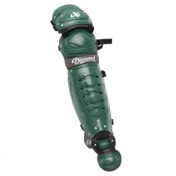 Diamond DCP-iX5 14.5" Baseball Leg Guards - Dark Green