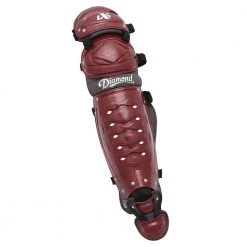 Diamond DCP-iX5 14.5" Baseball Leg Guards - Maroon