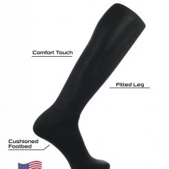 Twin City Belt Knee High Sock Combo - Navy Baseball