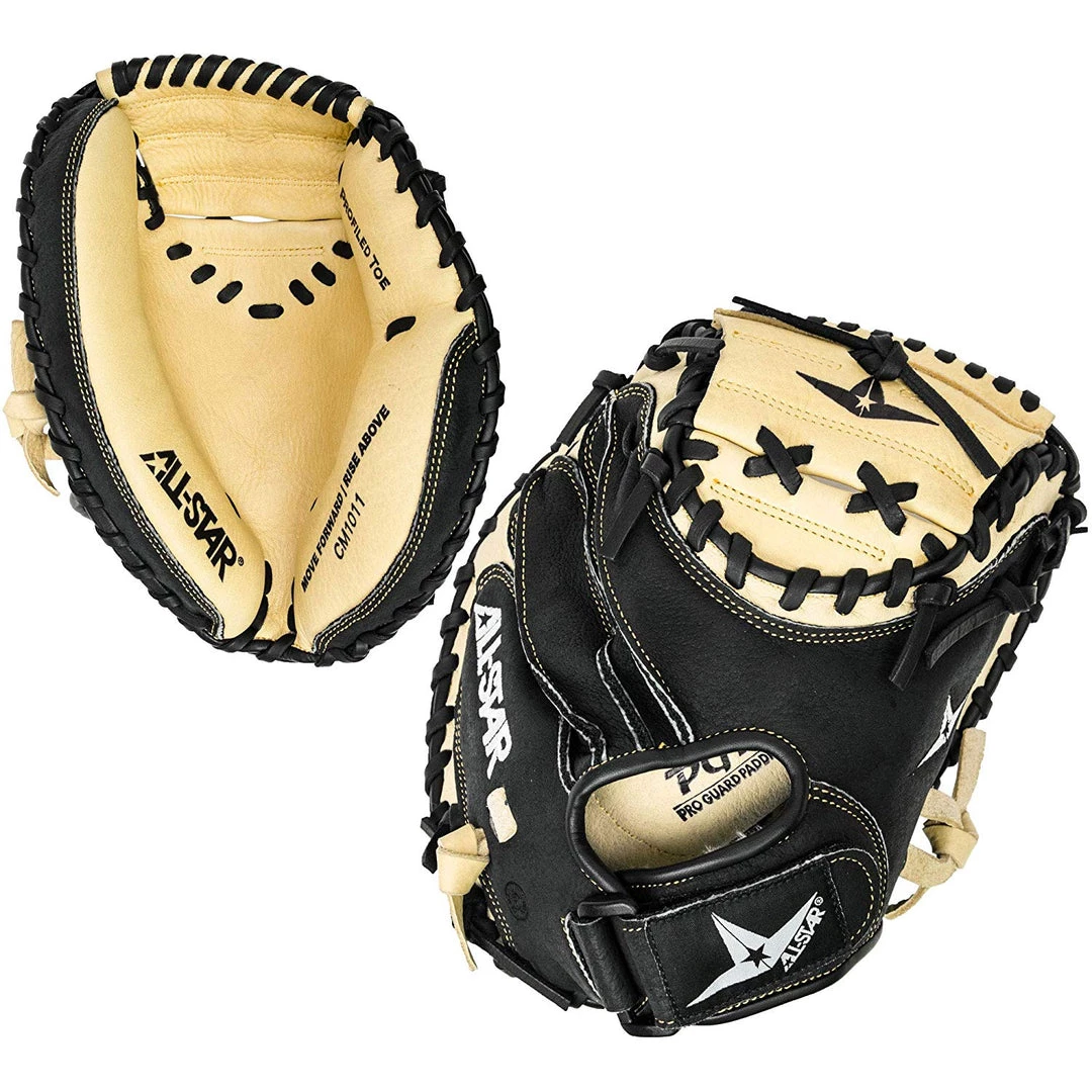 Baseball All-Star Youth 31.50" CM1011 Catcher's Mitt - Tan Black 5 Baseball All-Star Youth 31.50" CM1011 Catcher's Mitt - Tan Black