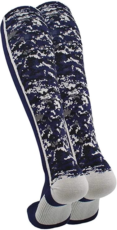 Twin City Digital Camo Knee High Socks - Navy Camo Baseball 4 Twin City Digital Camo Knee High Socks - Navy Camo Baseball
