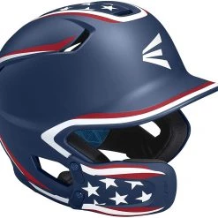 Easton Z5 2.0 Solid Batting Helmet With Universal Jaw Guard - Stars And Stripes Baseball