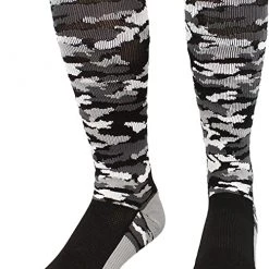 Twin City TCK Woodland Camo Knee High Socks - Black Camo