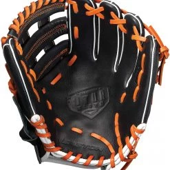 Easton Future Elite Youth 11.00" Infield Glove - Black Orange Baseball