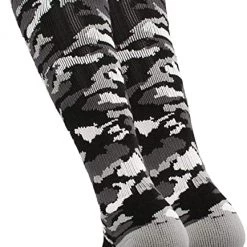 Twin City TCK Woodland Camo Knee High Socks - Black Camo
