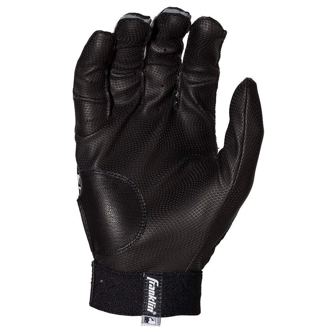 Franklin 2nd-Skinz Youth Batting Gloves - Black Baseball 4 Franklin 2nd-Skinz Youth Batting Gloves - Black Baseball