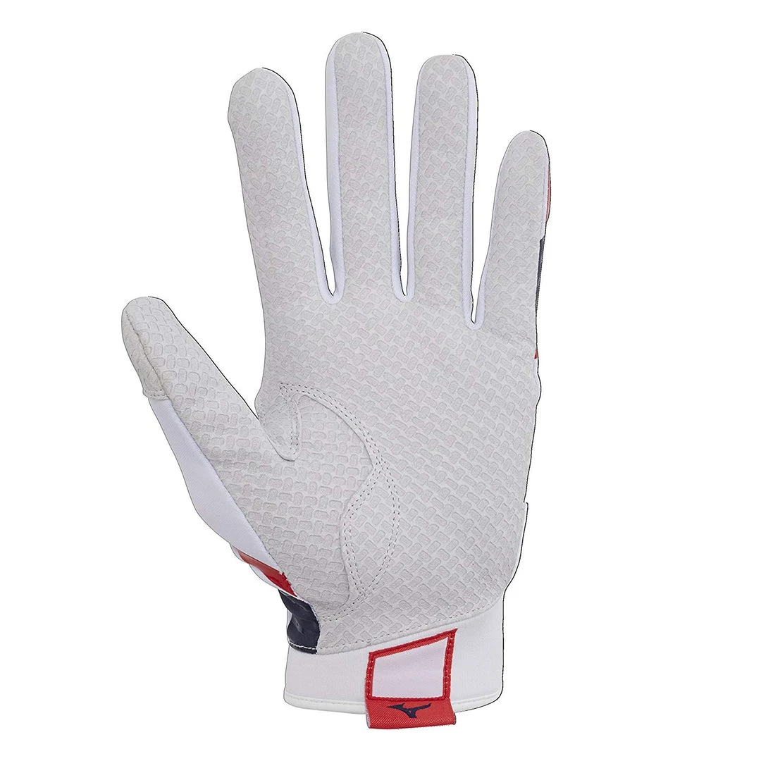 Mizuno B-303 Youth Batting Gloves - Stars & Stripes 4 Mizuno B-303 Youth Batting Gloves - Stars & Stripes