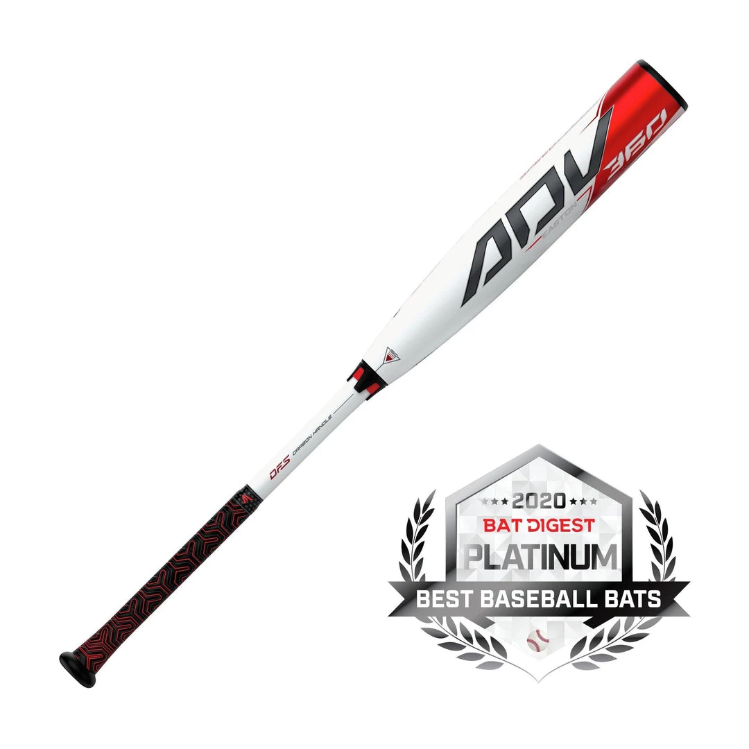 Easton 2020 ADV 360 (-10) Sr League Bat 2 5/8" - White Red 3 Easton 2020 ADV 360 (-10) Sr League Bat 2 5/8" - White Red