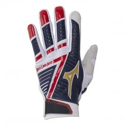 Mizuno B-303 Youth Batting Gloves - Stars & Stripes