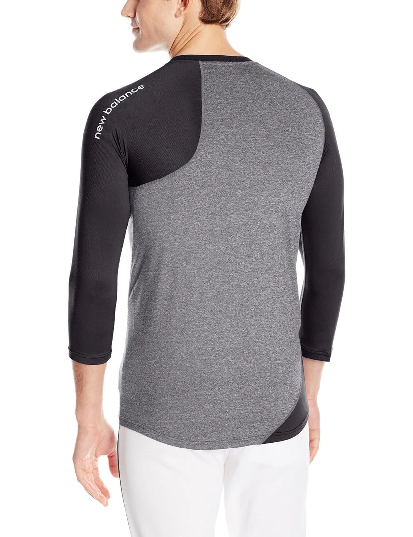 New Balance Asym Baseball Base Layer Left - Black 4 New Balance Asym Baseball Base Layer Left - Black