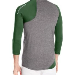 New Balance Asym Baseball Base Layer Left - Dark Green