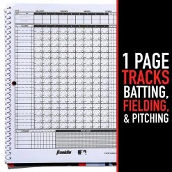 Franklin Sports MLB Baseball/Softball Scorebook