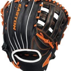 Easton Future Elite Youth 11.00" Infield Glove - Black Orange Baseball