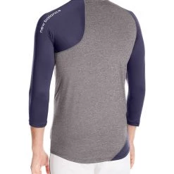 New Balance Asym Baseball Base Layer Left - Navy