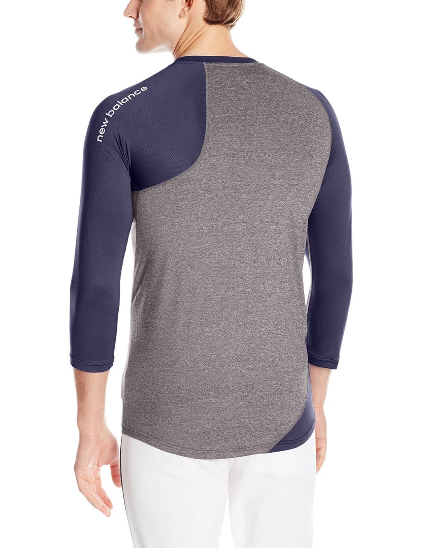 New Balance Asym Baseball Base Layer Left - Navy 4 New Balance Asym Baseball Base Layer Left - Navy