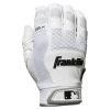 Franklin Shok-Sorb X Youth Batting Gloves - White Baseball
