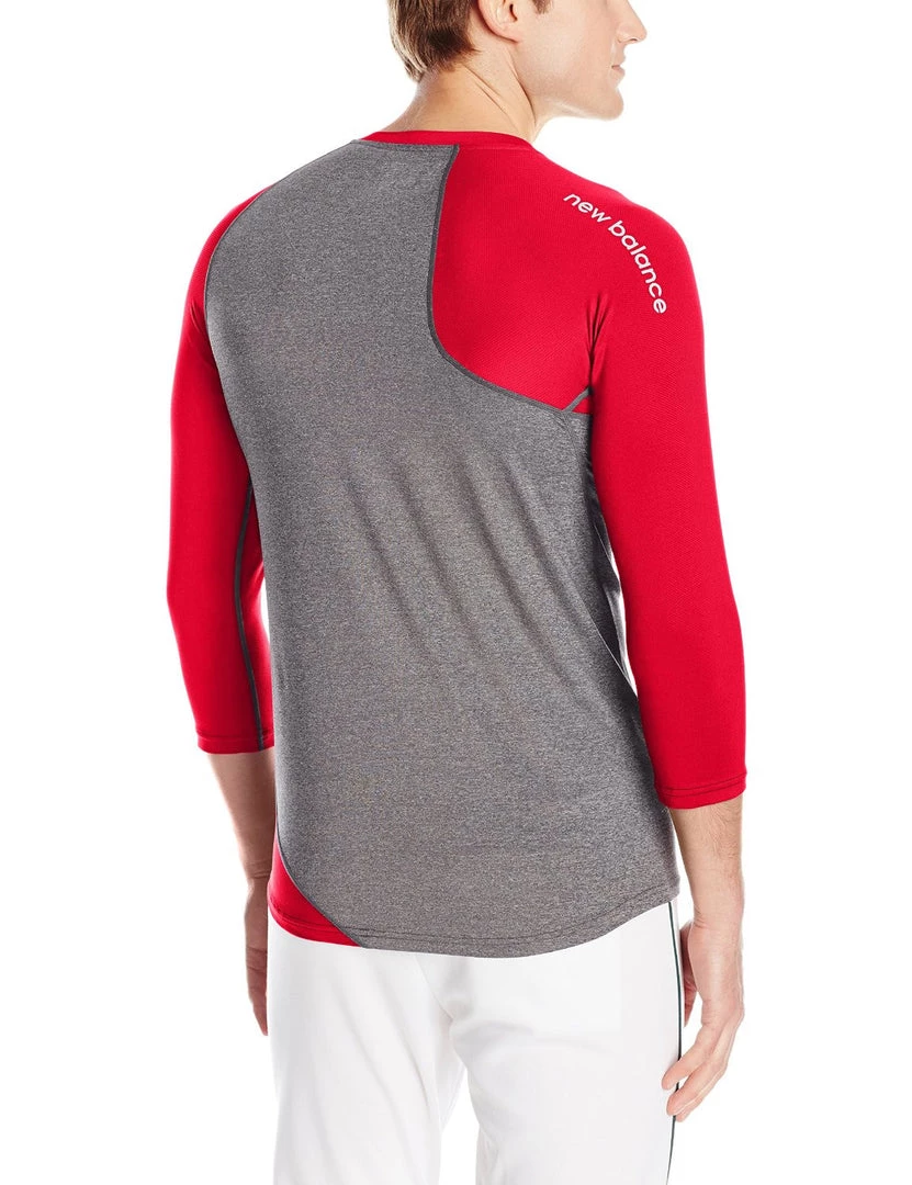 New Balance Asym Baseball Base Layer Right - Red 4 New Balance Asym Baseball Base Layer Right - Red