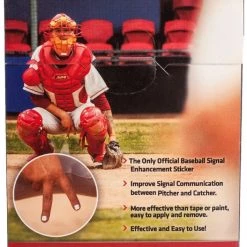 Game Signs Baseball Signal Stickers Optic White -100 Pk