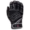 Franklin Chrome Powerstrap Adult Batting Gloves - Black
