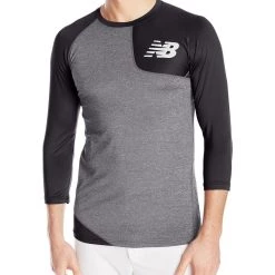 New Balance Asym Baseball Base Layer Left - Black