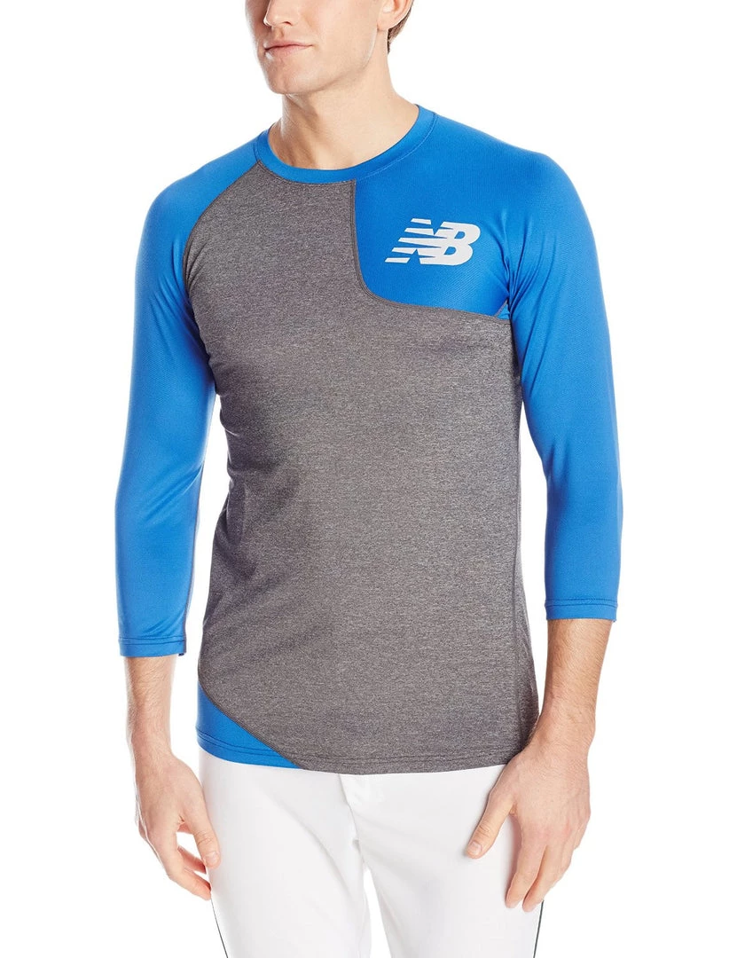 New Balance Asym Baseball Base Layer Left - Royal 3 New Balance Asym Baseball Base Layer Left - Royal