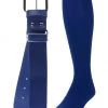 Baseball Twin City Belt Knee High Sock Combo - Royal