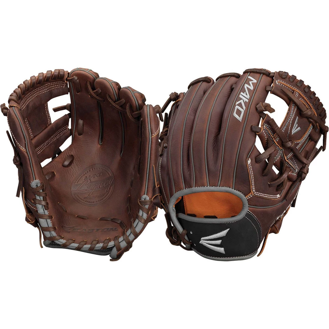 Baseball Easton Mako Legacy 11.25" I-Web Infield Glove - Brown 5 Baseball Easton Mako Legacy 11.25" I-Web Infield Glove - Brown
