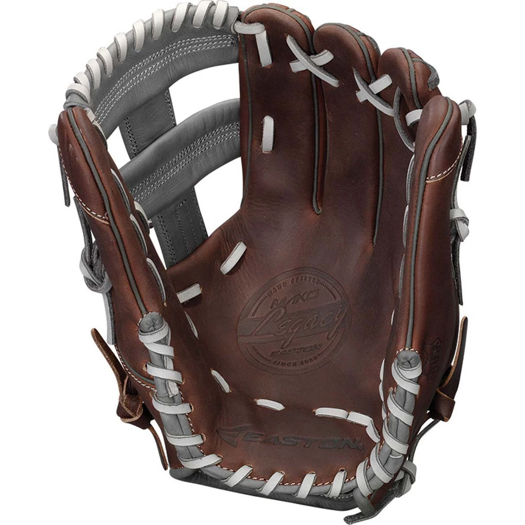 Baseball Easton Mako Legacy 11.75" Single Post Web Infield Glove - Brown Gray 4 Baseball Easton Mako Legacy 11.75" Single Post Web Infield Glove - Brown Gray