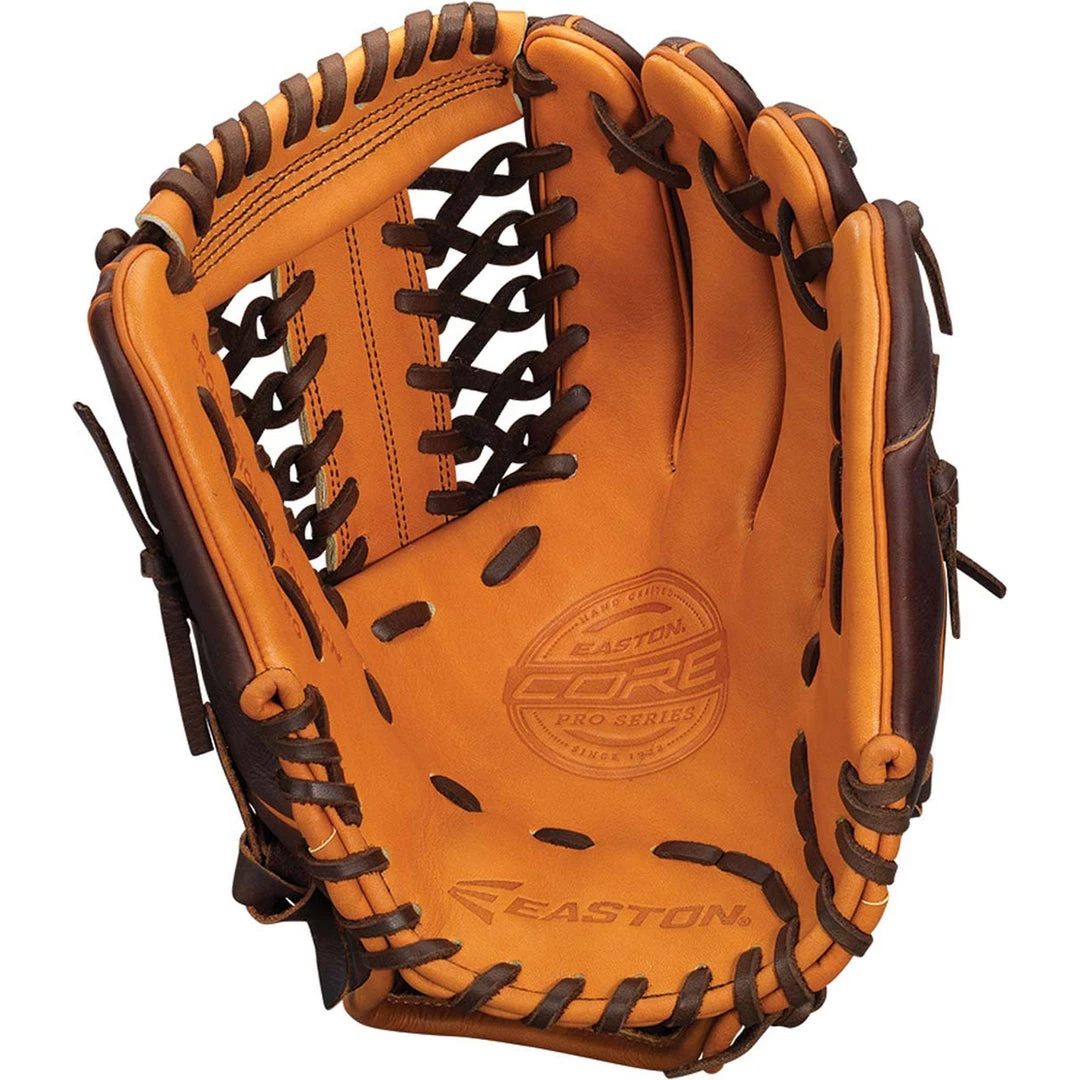 Baseball Easton Core Pro 11.75" Grip-T Web Infield Pitcher Glove - Brown Tan 4 Baseball Easton Core Pro 11.75" Grip-T Web Infield Pitcher Glove - Brown Tan