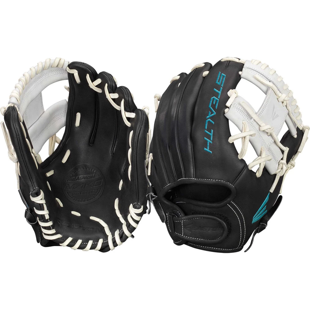 Easton Stealth Pro 11.75" FP Infield Glove - Black White Softball 5 Easton Stealth Pro 11.75" FP Infield Glove - Black White Softball