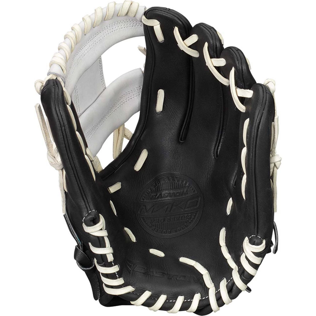 Easton Stealth Pro 11.75" FP Infield Glove - Black White Softball 4 Easton Stealth Pro 11.75" FP Infield Glove - Black White Softball