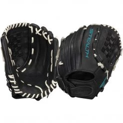 Easton Stealth Pro 12.50" Fastpitch Pitcher Outfield Glove - Black Softball 7 Easton Stealth Pro 12.50
