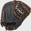 Easton Future Elite Youth 32.00" Catcher's Mitt - Black Brown Baseball
