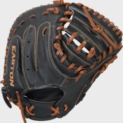 Easton Future Elite Youth 32.00" Catcher's Mitt - Black Brown Baseball