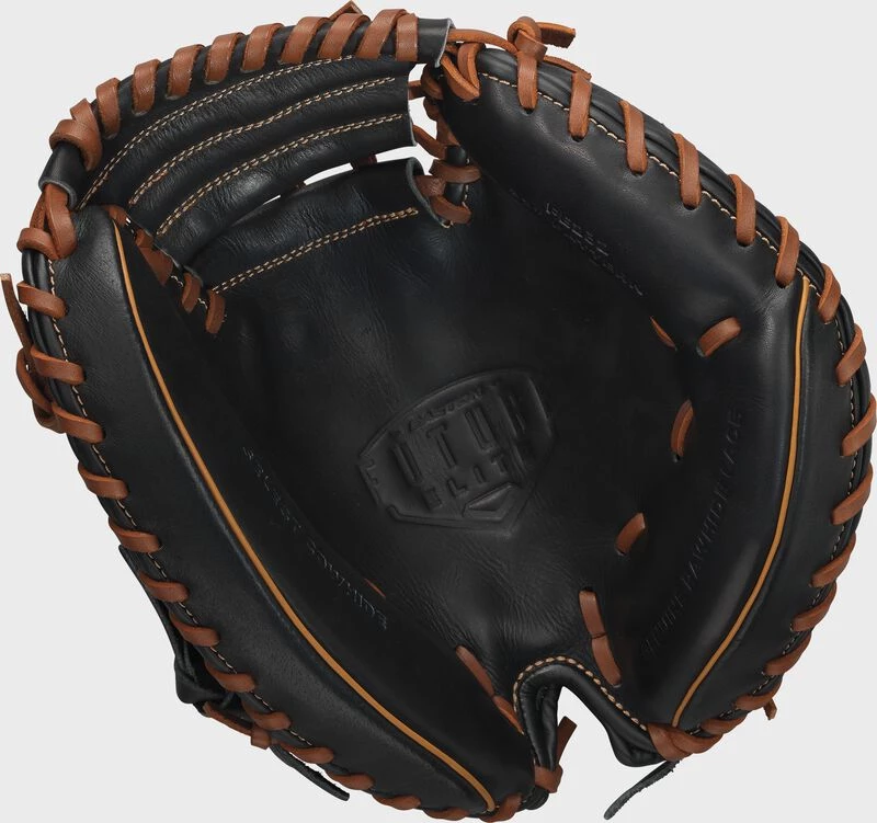 Easton Future Elite Youth 32.00" Catcher's Mitt - Black Brown Baseball 4 Easton Future Elite Youth 32.00" Catcher's Mitt - Black Brown Baseball