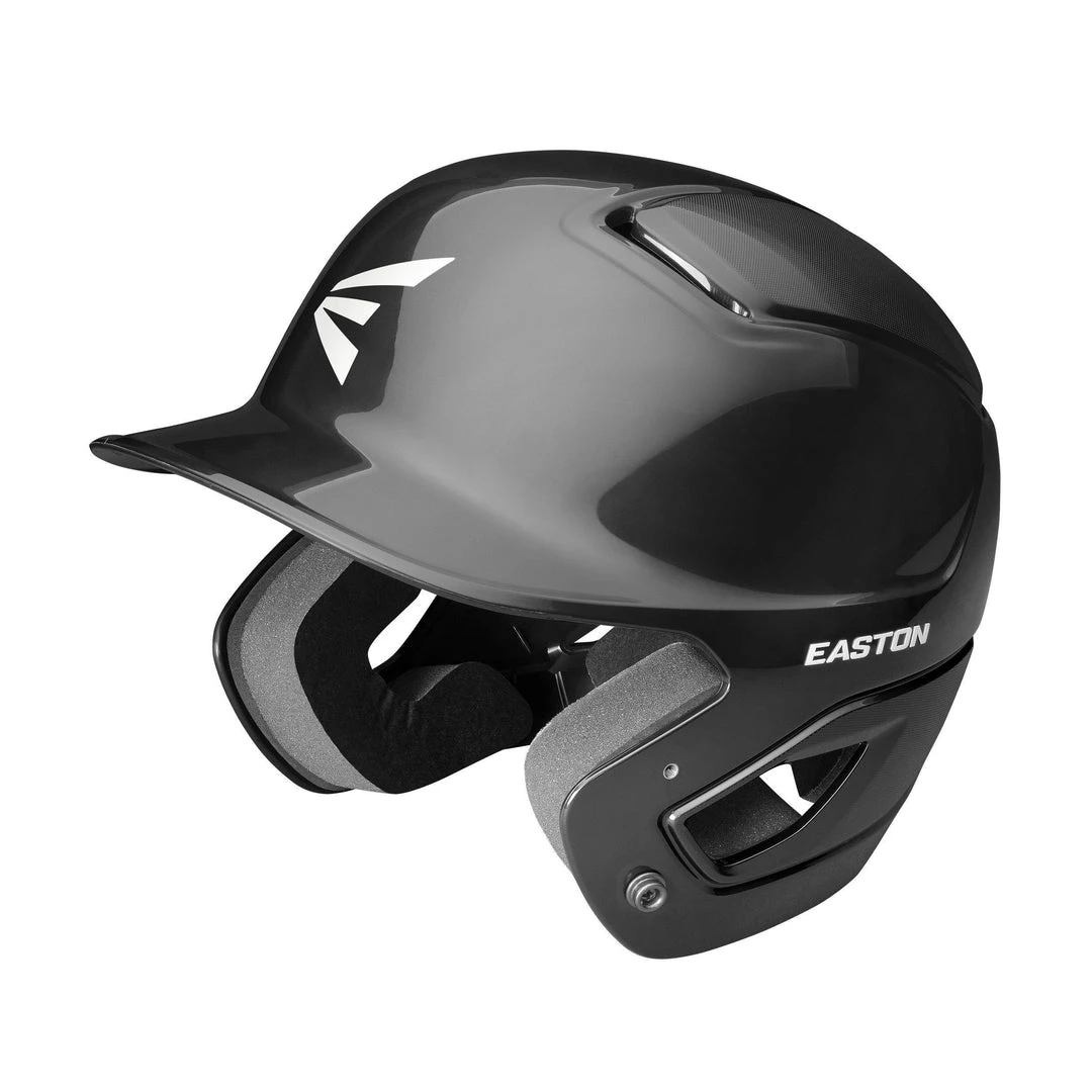 Baseball Easton Alpha Solid Batting Helmet - Black 3 Baseball Easton Alpha Solid Batting Helmet - Black