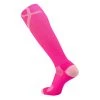 Twin City Aware Breast Cancer Ribbon Over The Calf Socks - Pink Baseball