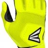 Easton Walk-Off NX Adult Batting Gloves - Black Optic Yellow Baseball