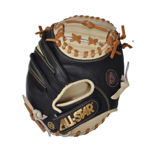 Baseball All-Star The Pocket CM100TM 27.00" Training Catcher's Mitt - Tan Black 3 Baseball All-Star The Pocket CM100TM 27.00" Training Catcher's Mitt - Tan Black