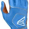 Baseball Easton Walk-Off NX Youth Batting Gloves - Carmel Carolina Blue 2 Baseball Easton Walk-Off NX Youth Batting Gloves - Carmel Carolina Blue
