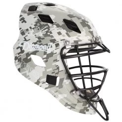 Diamond DCH-Edge Pro Catcher's Helmet Small - Dark Green Camo Baseball