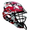Diamond DCH-Edge Pro Catcher's Helmet Large - Scarlet Camo Baseball