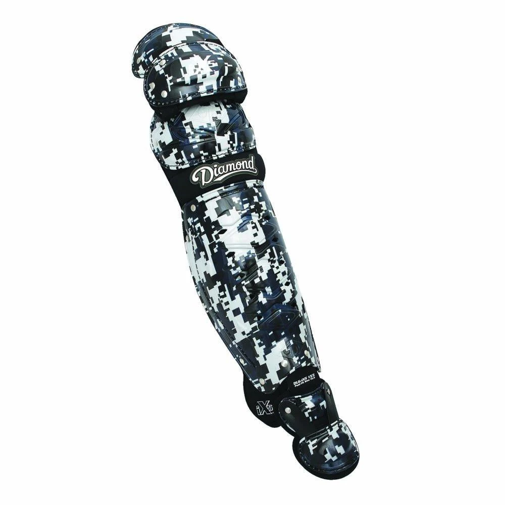 Diamond DCP-iX5 15.5" Baseball Leg Guards - Navy Camo 3 Diamond DCP-iX5 15.5" Baseball Leg Guards - Navy Camo